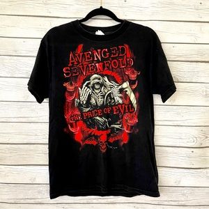 Avenged Sevenfold A7X Nightmare After Christmas 2011 Tour Shirt Size Medium